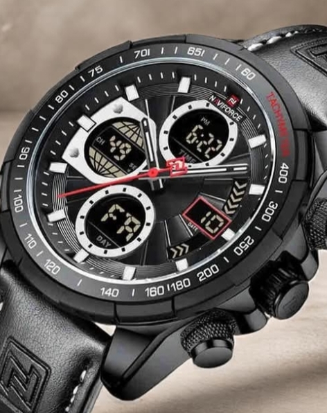 Naviforce NF9197 - black men's luxury wristwatch at Issley Ventures on MobileUza