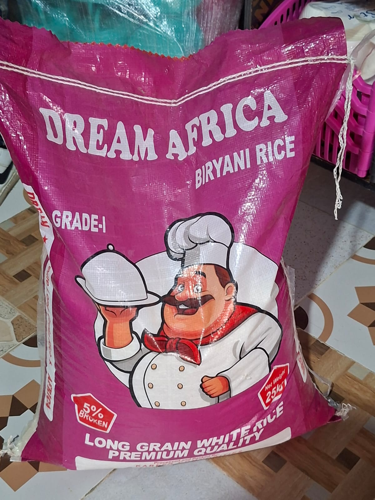 Rice 25kgs 3 bags