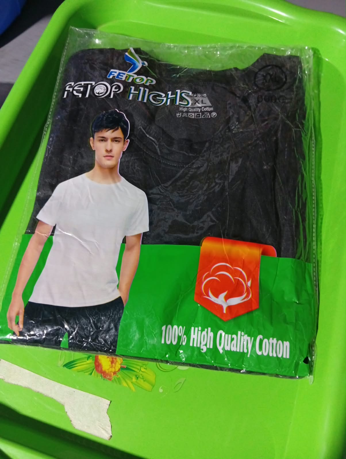 Fetop high T shirt black